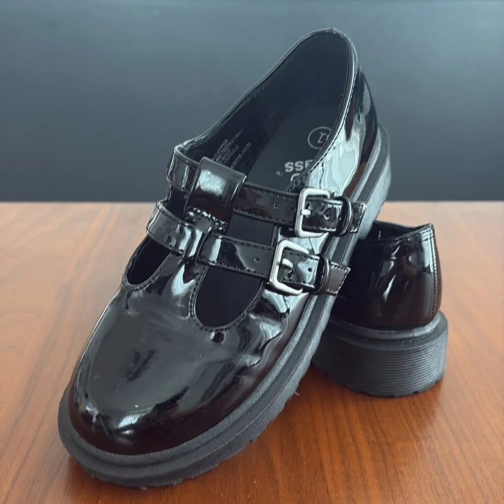 Kids' Eden Mary Jane Flats - art class™ Black, size 1